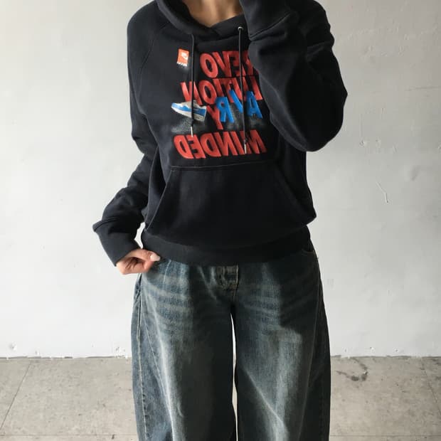 나이키 빅프린팅 후드티