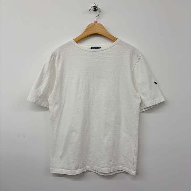 세인트제임스 클래식 로고패치 코튼 반팔 티셔츠 PN9734