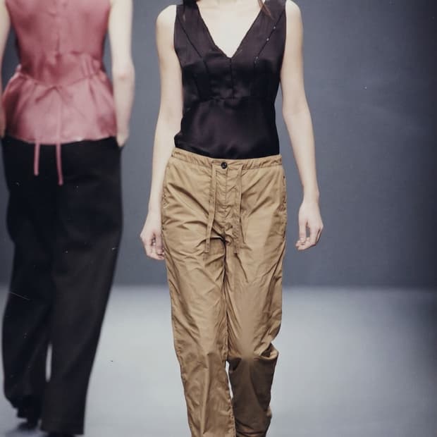 40/ 프라다 스포츠 2000AW 나일론 트랙 팬츠