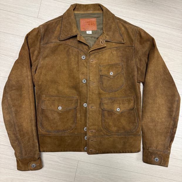 [s] rrl 러프아웃 스웨이드 자켓