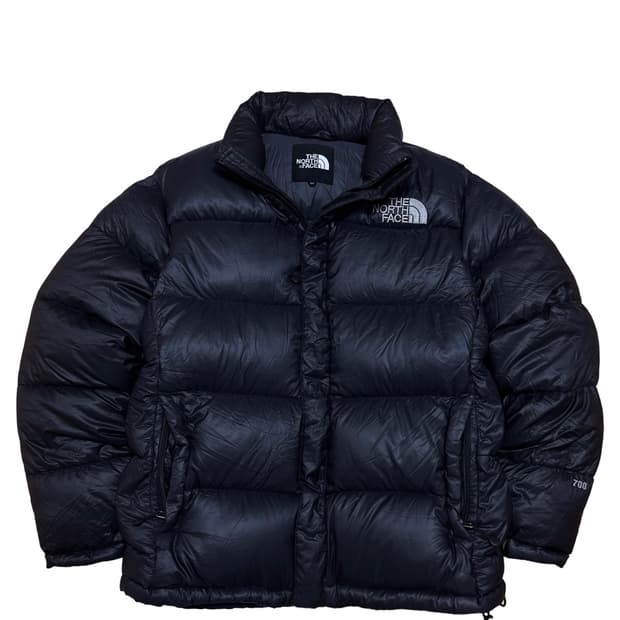 노스페이스 700 구스다운 블랙 패딩