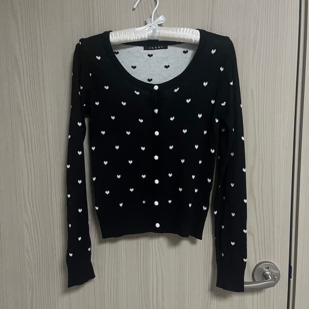 하트 도트 가디건 잉그니 ingni 일본빈티지 리즈리사 세실맥비 갸루