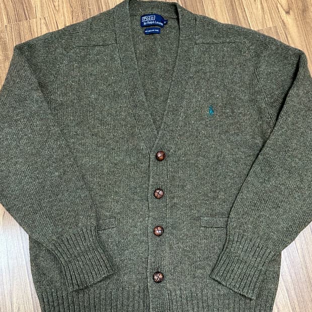 폴로 랄프로렌 셔틀랜드 울 가디건 