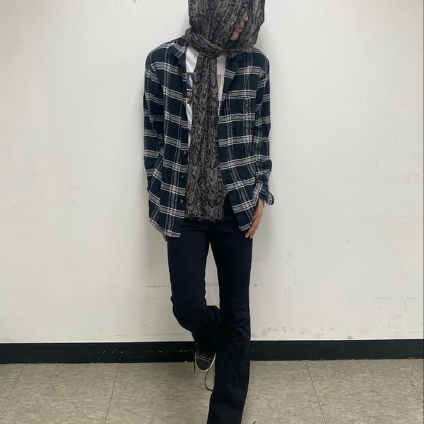 10’s Black Check Pattern Shirts
