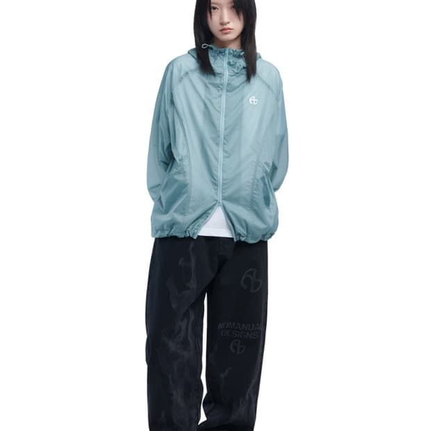 노매뉴얼 AETHER NYLON JACKET - MARINA