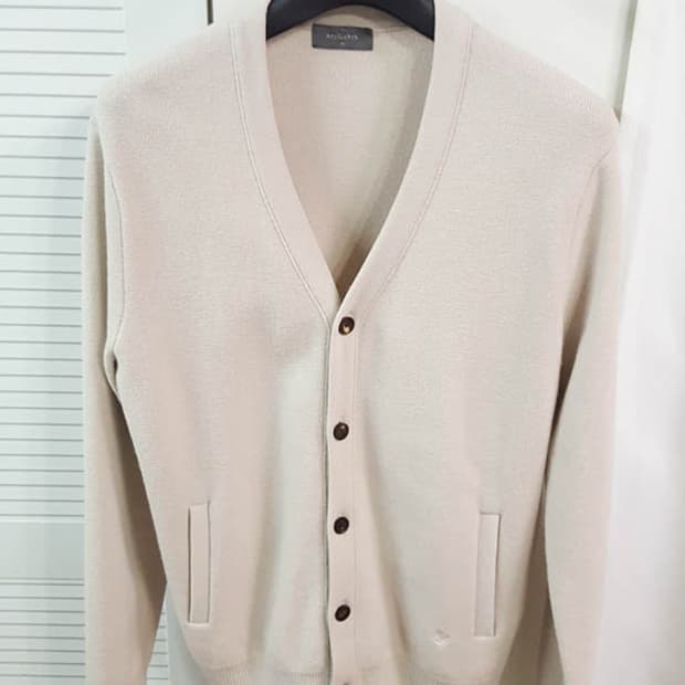 로가디스 남성 모100 가디건 베이지 105