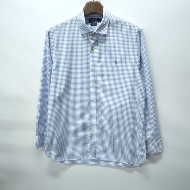 폴로랄프로렌 블루체크 셔츠 (110~115)