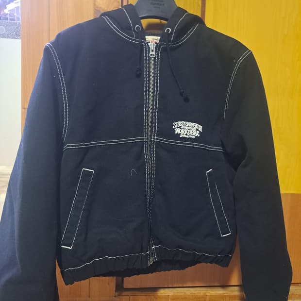 스투시 콘트라스트 스티치 워크자켓 S