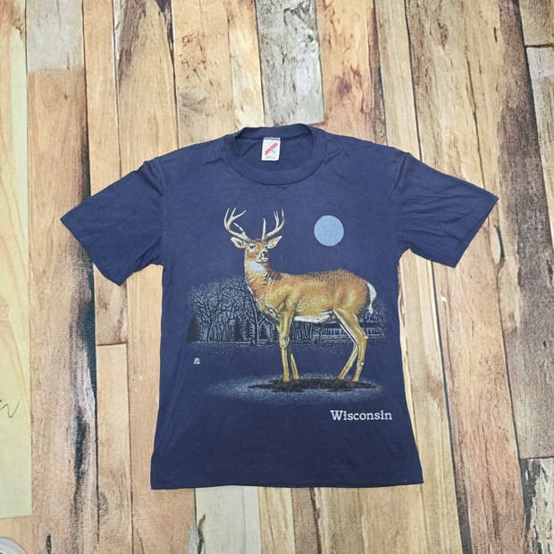 Vintage 80s 저지스 50/50 티셔츠 S