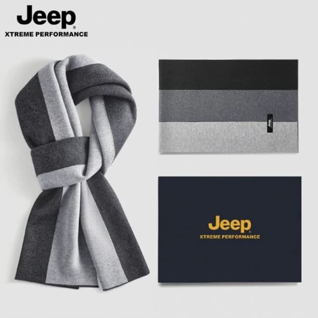 Jeep 스카프+선물상자 (2color)