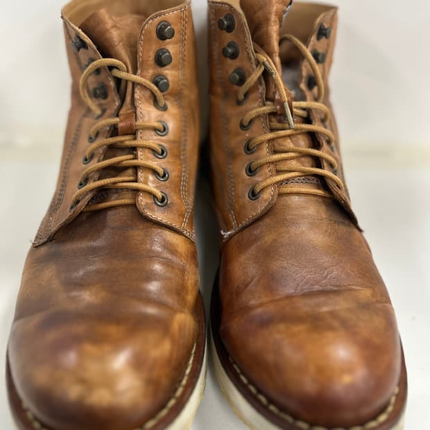 VISVIM 올드비즈빔 브라운 레더 버질부츠 9