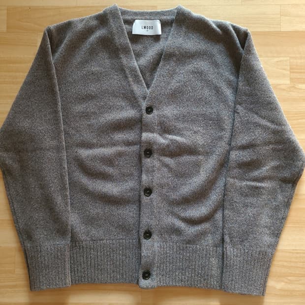 엘무드 휘황 세미오버 가디건 브라우니 44