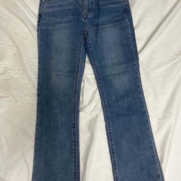 여성 플랙 나팔바지