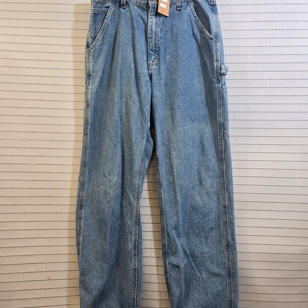 칼하트 카펜터 데님 팬츠 연청