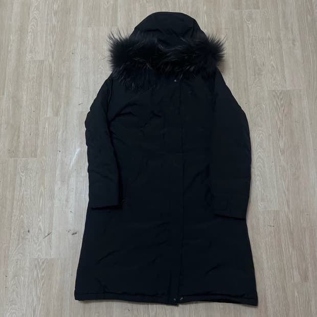 안유진 패딩 네파 여성 구스다운 고어텍스 아르테 롱패딩 L/100 