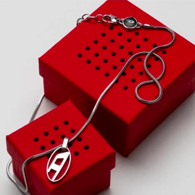 디젤 d펜던트 목걸이