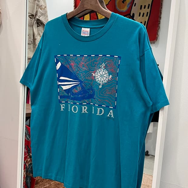 90s Captain's T's FLORIDA 반팔 티셔츠 (USA)