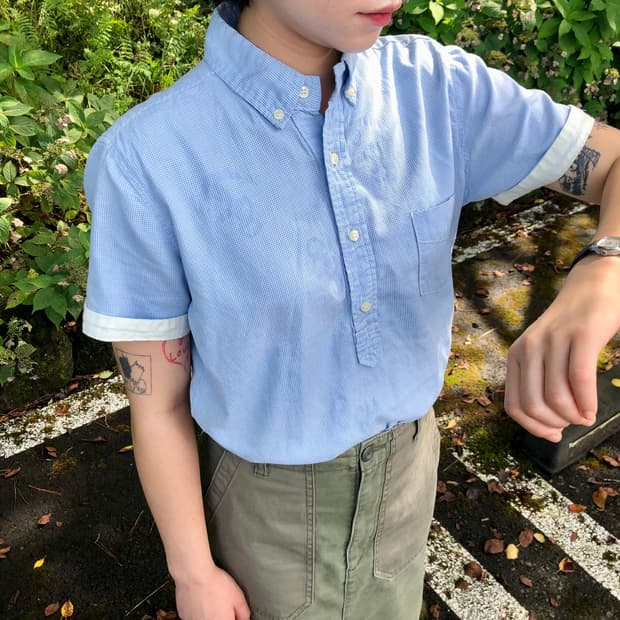 Made in Japan half shirts Sky