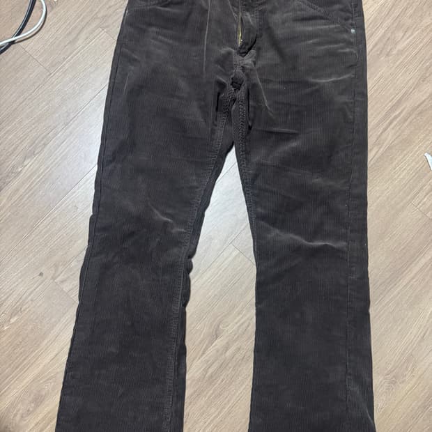 Lee 코듀로이 부츠컷 M 다크브라운