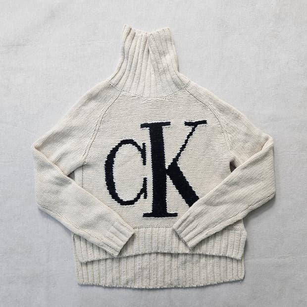 XS 켈빈클라인진 여성 터틀넥 니트 0310Y