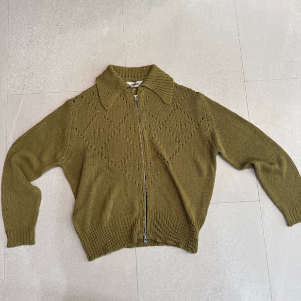 알렌느 니트 집업 가디건 1사이즈