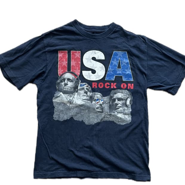 90s USA 빈티지 그래픽 티셔츠