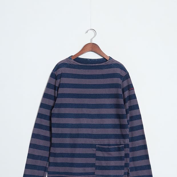 BLUE/BLUE Pocket Basque Shirts