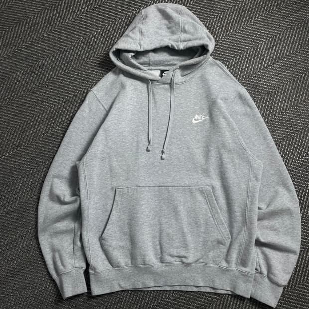 나이키 NSW 클럽 그레이 기모 후드 티셔츠o 4686