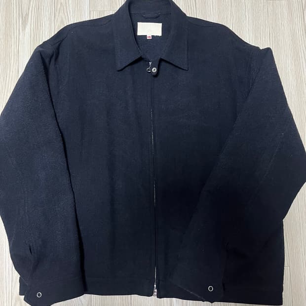 [M] 요코 실크냅 자켓 블랙