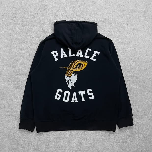팔라스 Palace 22ss Goats 고트 후드티 블랙