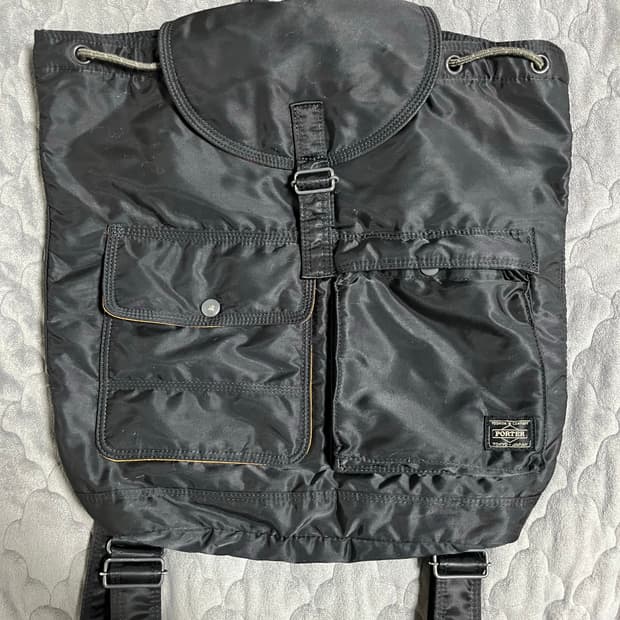 Porter 요시다포터 탱커 스냅 백팩 럭색 블랙