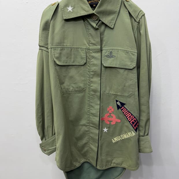 정품) 비비안웨스트우드 오버핏 야상자켓 38