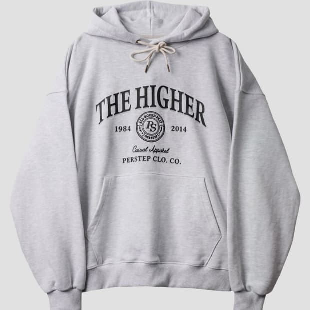 퍼스텝 더 하이어 헤비웨이트 후디 후드티 L