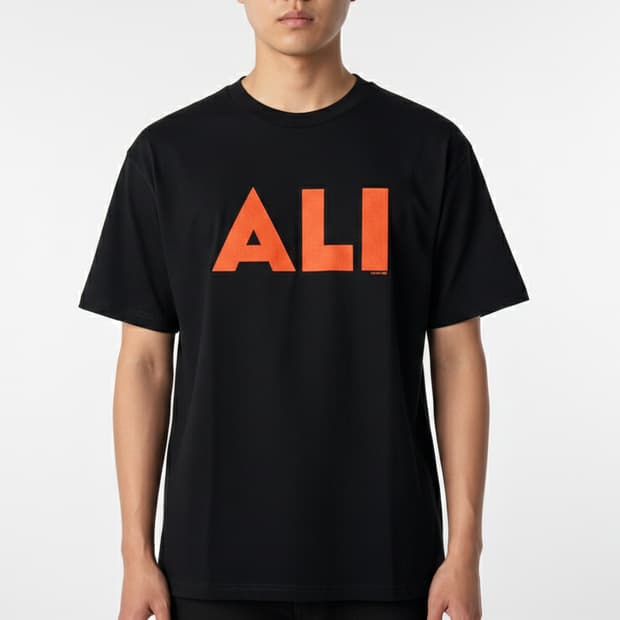 2001년 빈티지 영화 알리 홍보용 티셔츠