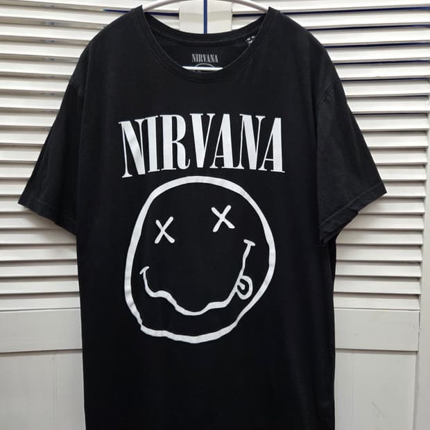 너바나 빈티지 티셔츠