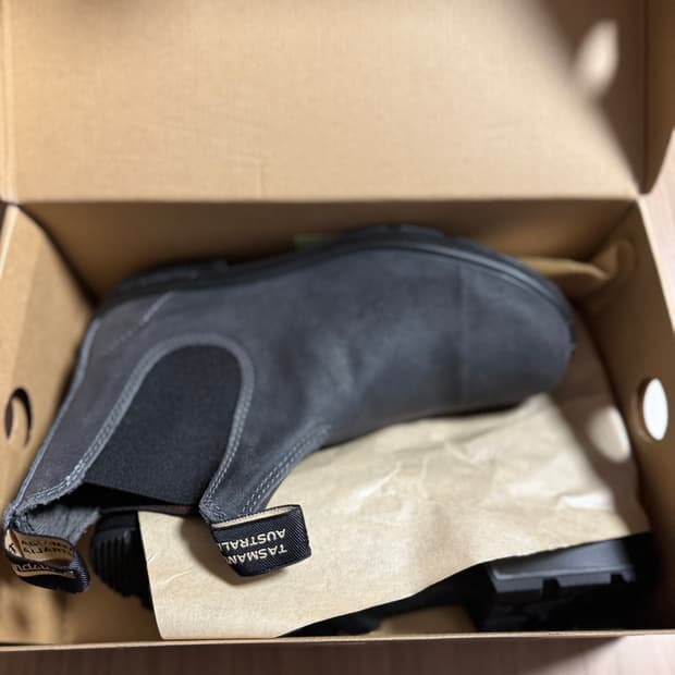 블런드스톤 1910 스웨이드부츠 스틸그레이 260~265(새상품)