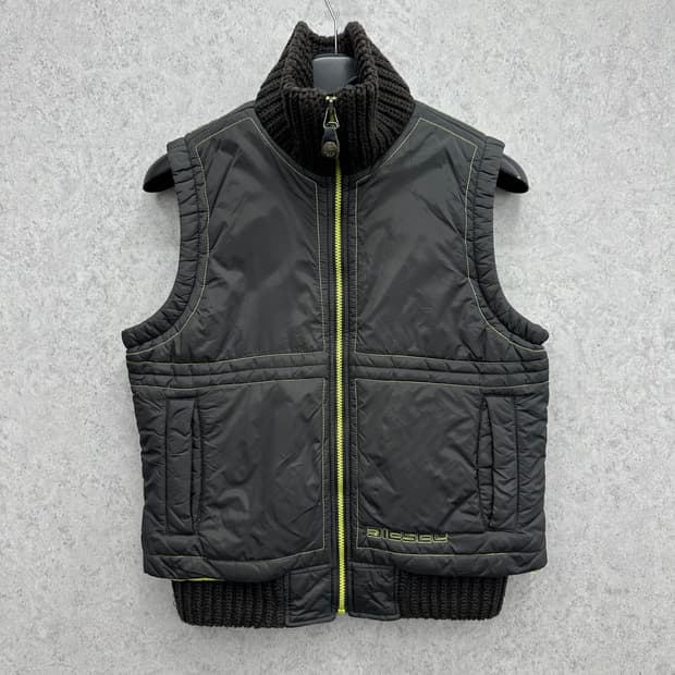 95 디젤 y2k 여자 누빔 조끼