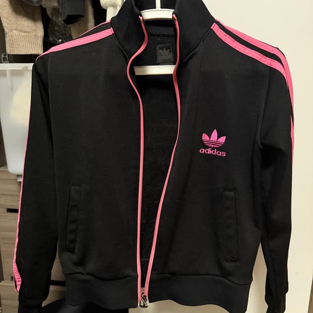 아디다스 핑크블랙 파이어버드져지