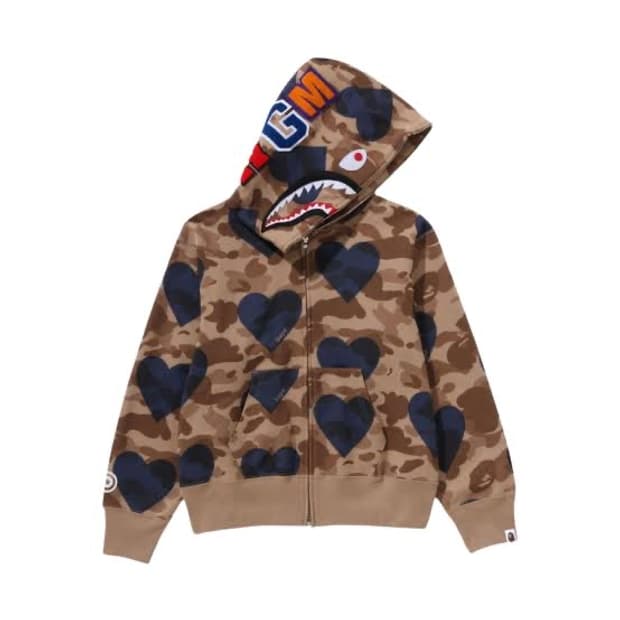 베이프 bape 아이러브베이프 후드집업