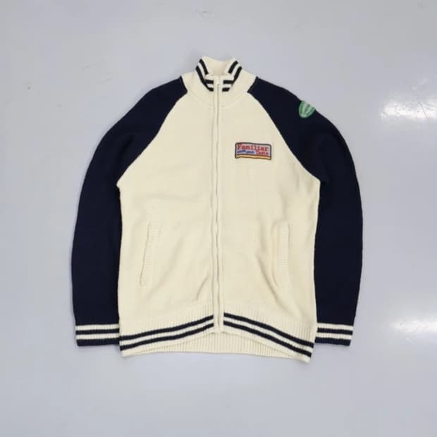 Bevor Varsity Knit Zip-Up Jacket