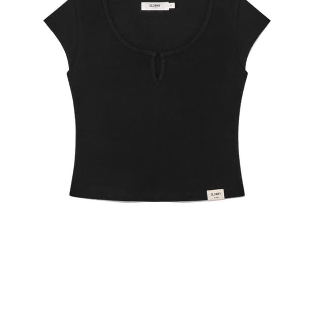 글로니 슬릿 티 G SLIT TEE 블랙 