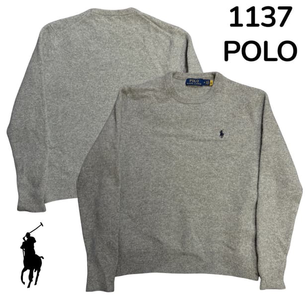 폴로 신형 뀨알탭 그레이 니트 M