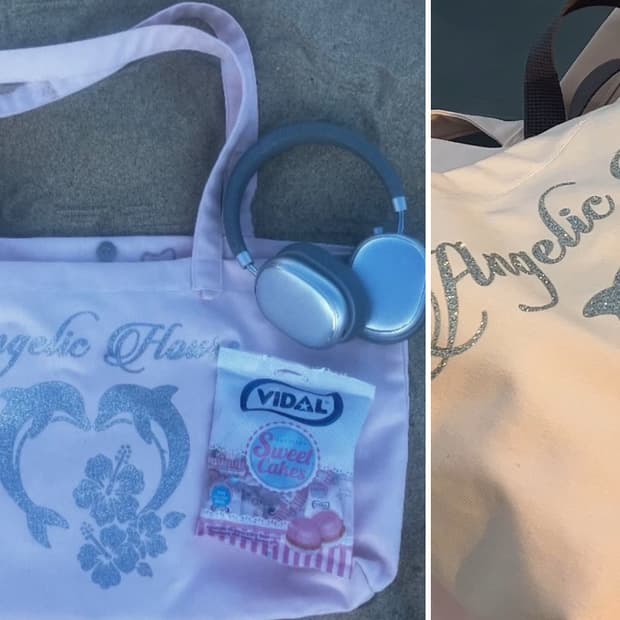 엔젤넘버555 Dolphin Kiss Bag