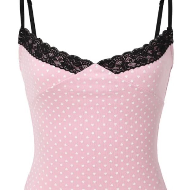 쓰리타임즈 Love spot tank top