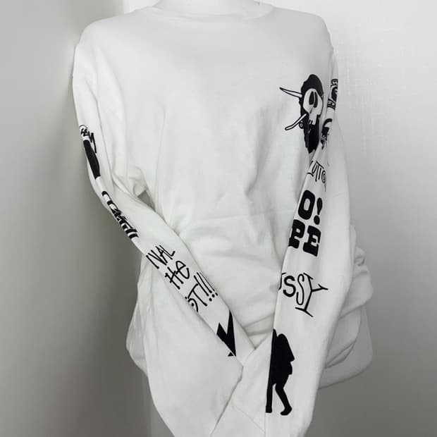 베이프 스투시 콜라보 롱슬리브