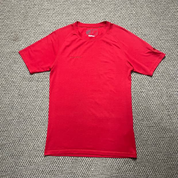 마무트 빅로고 반팔 레드 M