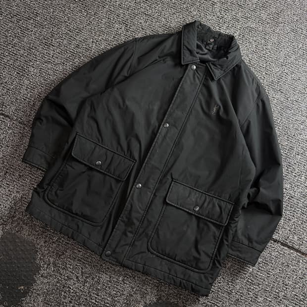 90s YSL 입생로랑 아카이브 코트 점퍼 3894