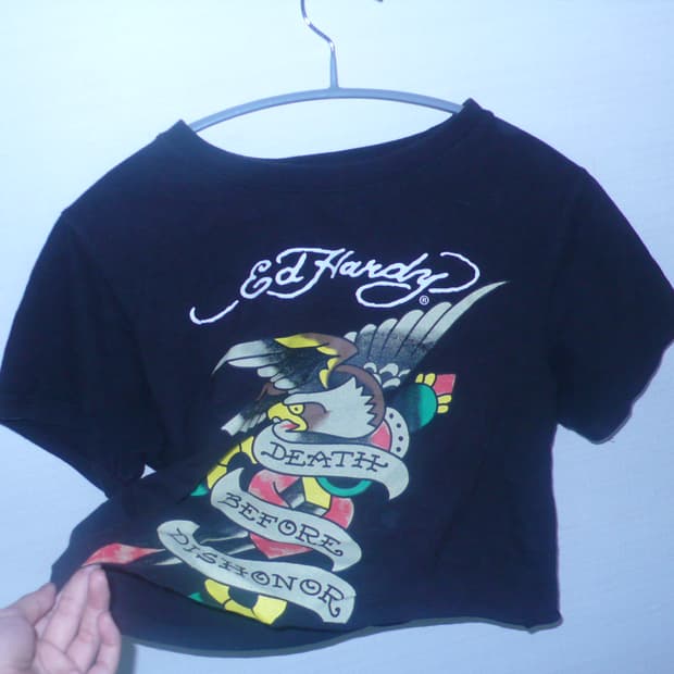Ed Hardy 크롭티