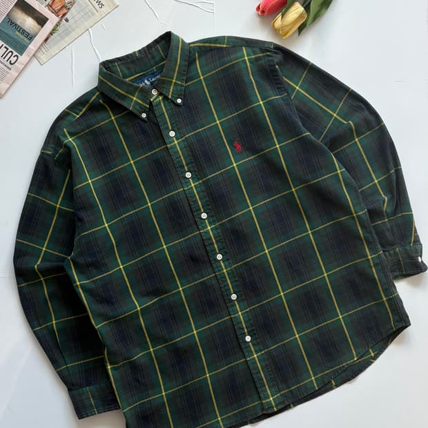 Polo 폴로랄프로렌 타탄 체크 셔츠