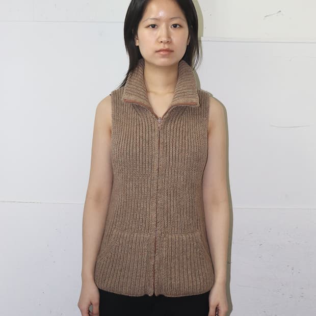 마가렛 호웰 90s 드라이버 니트 베스트